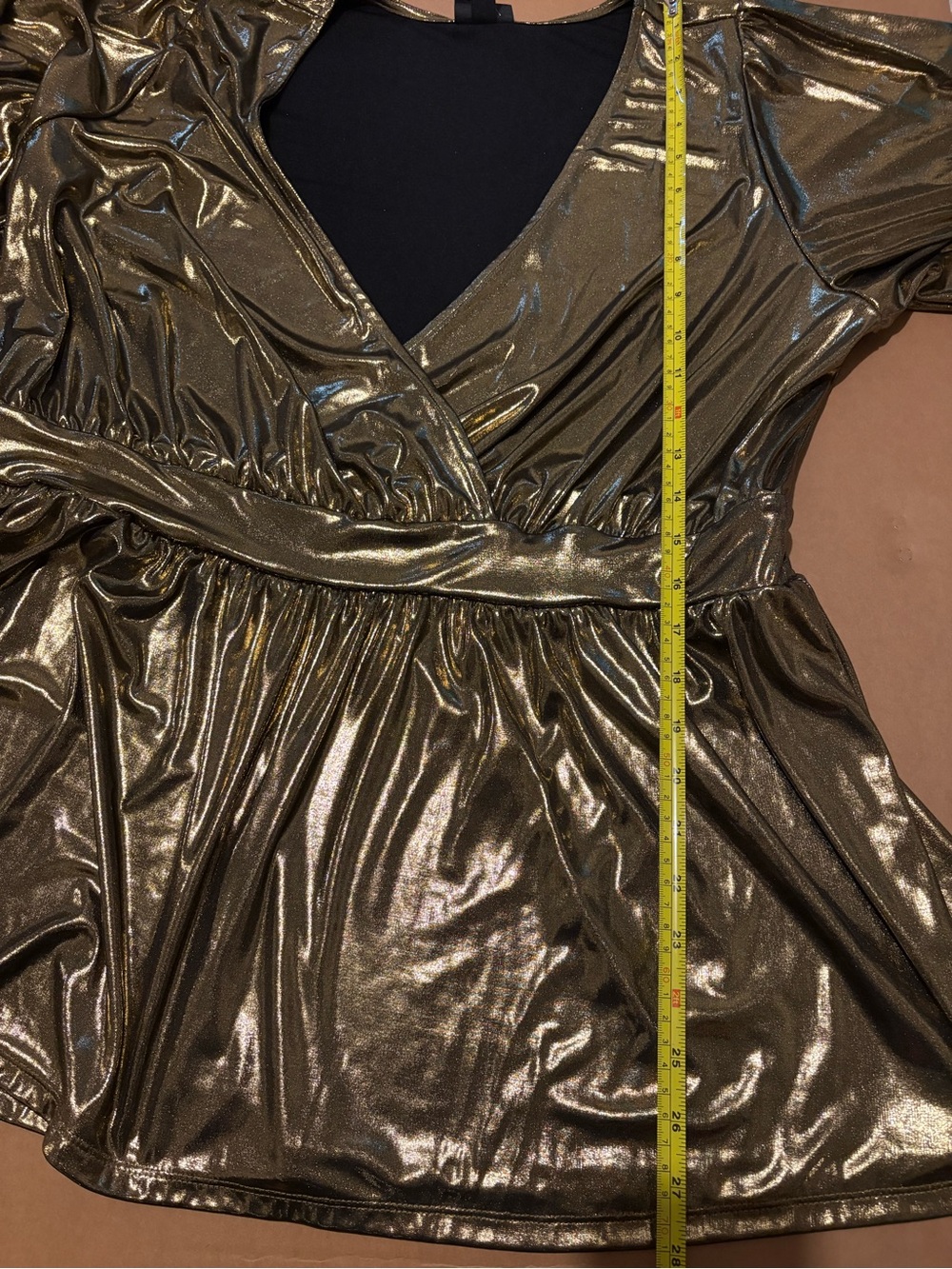 Torrid NWT 18-20 2x Metallic tunic style top - Picture 8 of 8